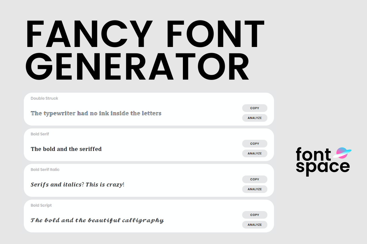 Font Generator Free Custom Online Text Changer FontSpace   Fancy Font Generator 